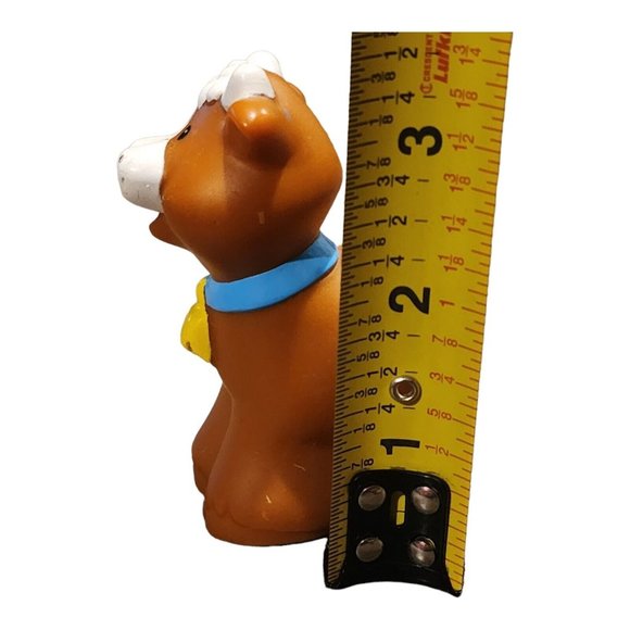 Fisher Price Little People Brown Cow Calf Bell Farm Barn Stable Nativity 2008 - Picture 10 of 10